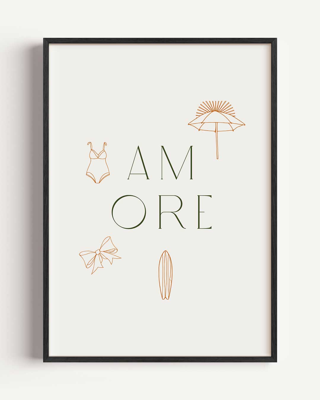 Amore Zomer Vibes Poster-WallArtistic