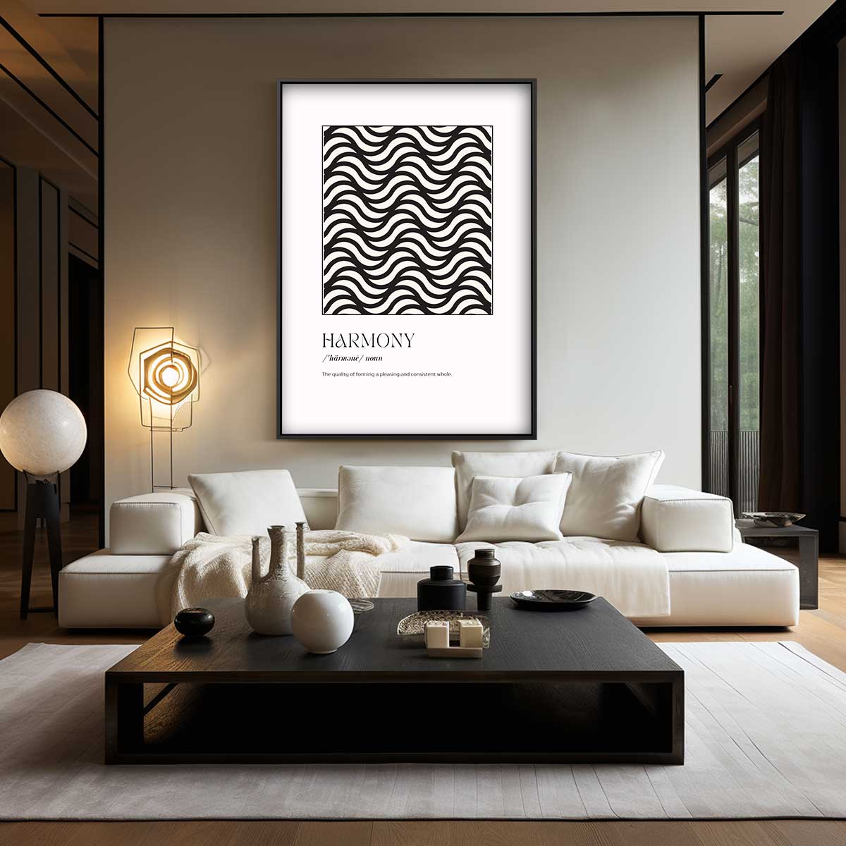 Harmonieuze Golven Kunstwerk-canvas-dibond-plexiglas-wanddecoratie-WallArtistic