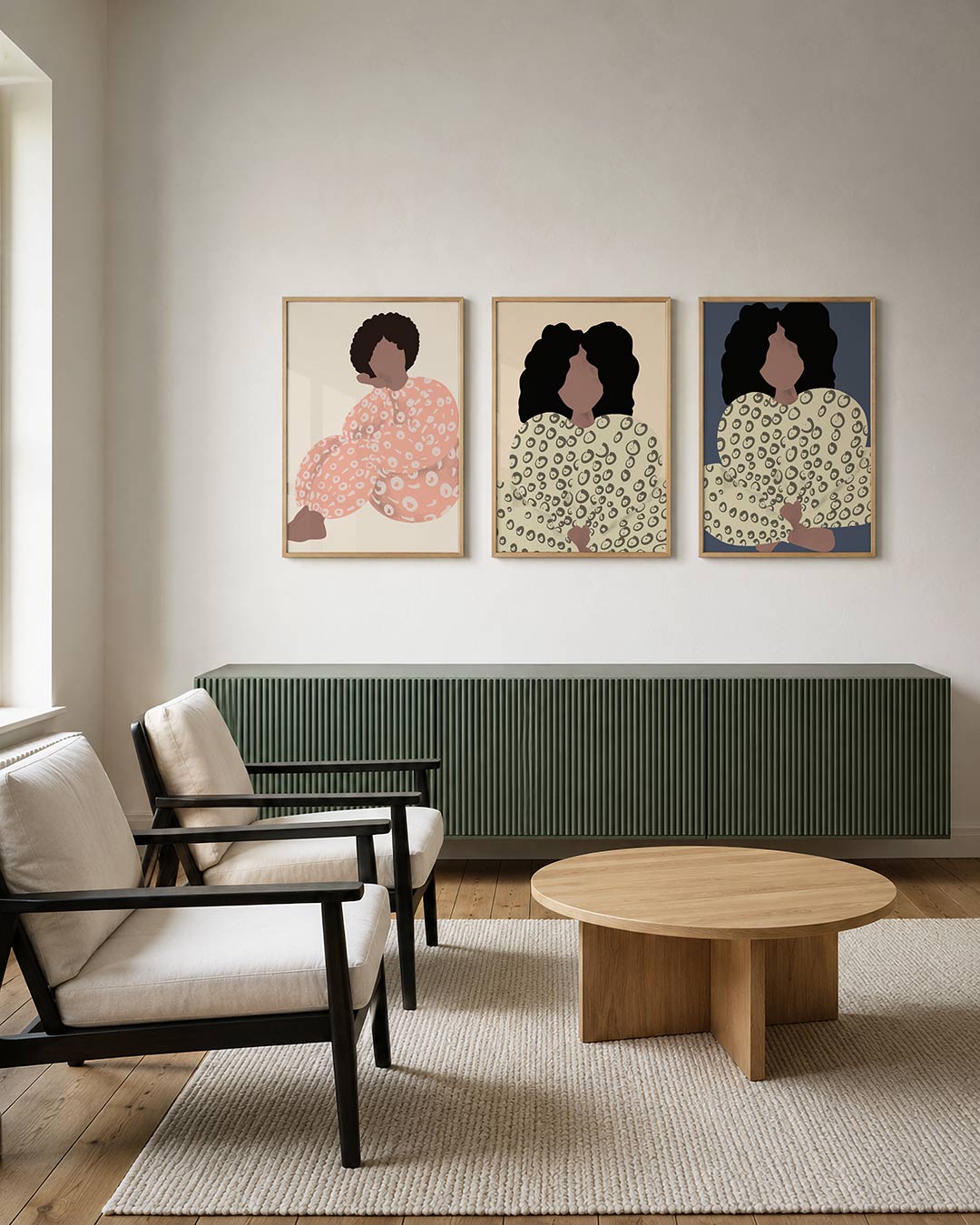 Vorm en kleurenspel Posterset