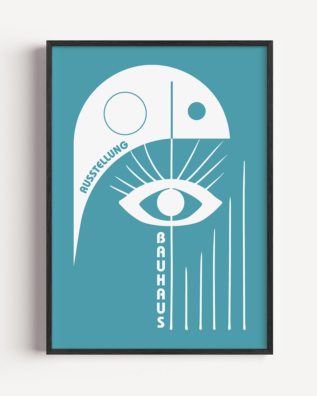 Oog en lijnen Poster