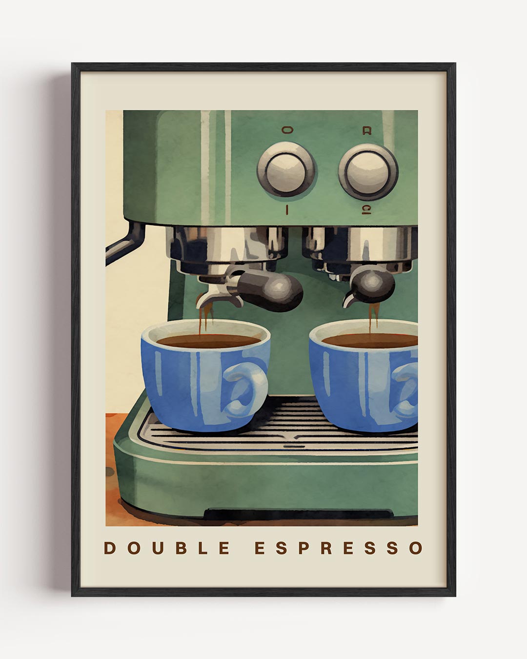 Vintage Espresso Machine Poster-WallArtistic