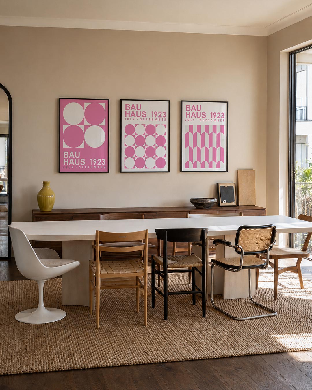 Cirkel en vierkant Posterset