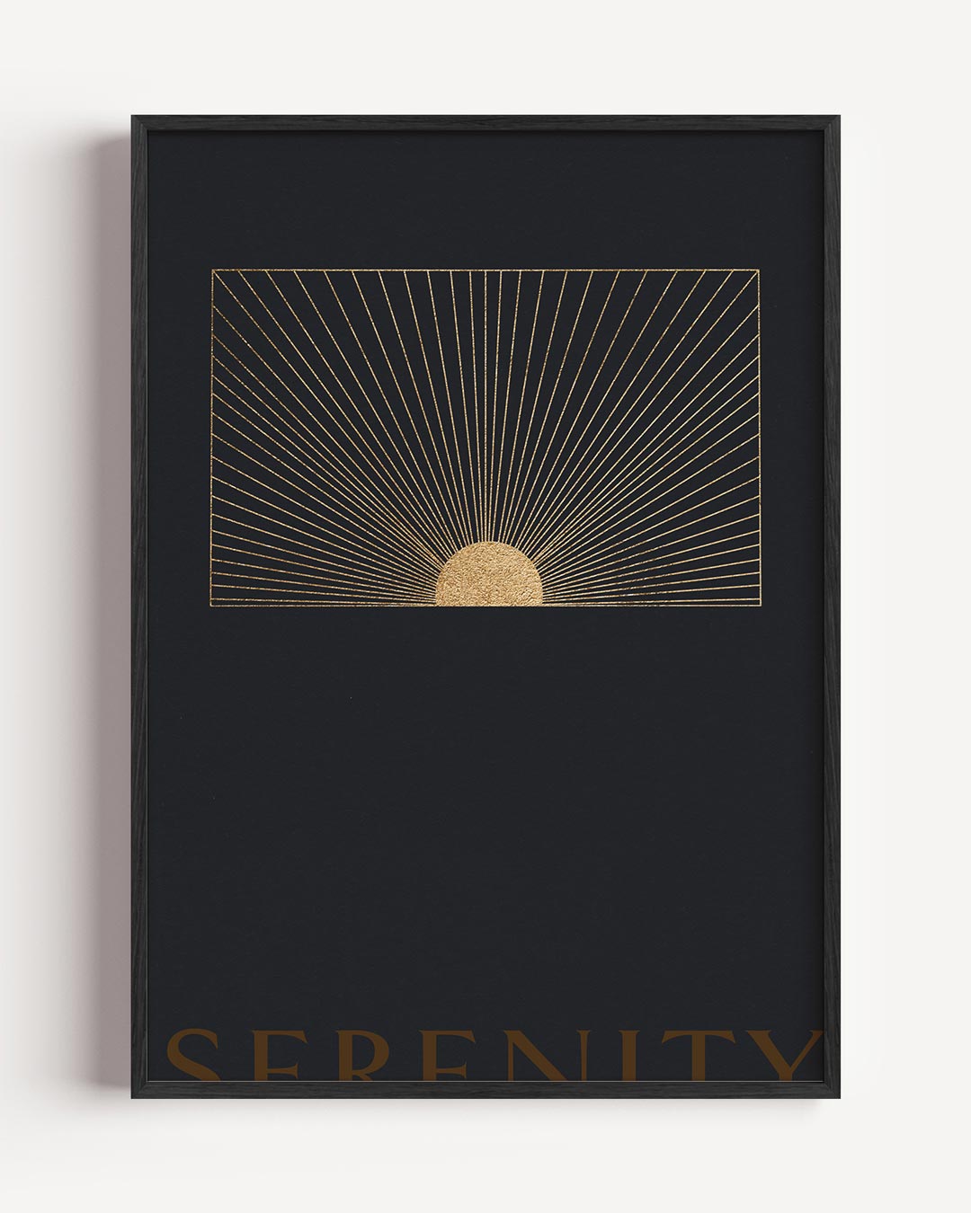 Gouden Zonsopgang Poster-WallArtistic