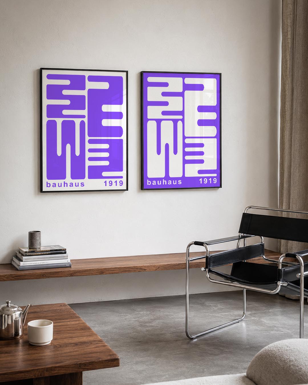 Vorm en lijnenspel Posterset