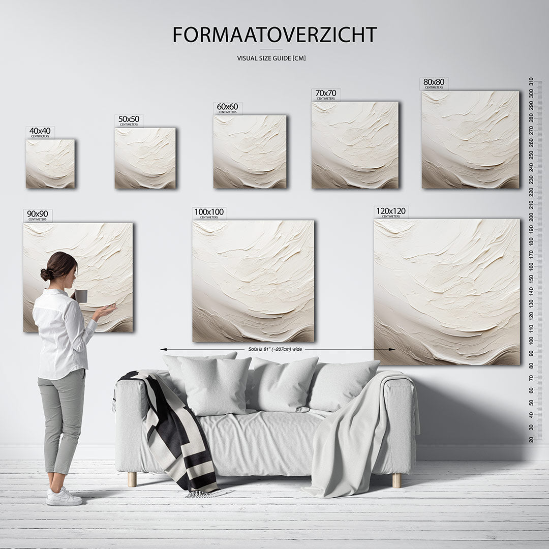 Organische texturen Kunstwerk