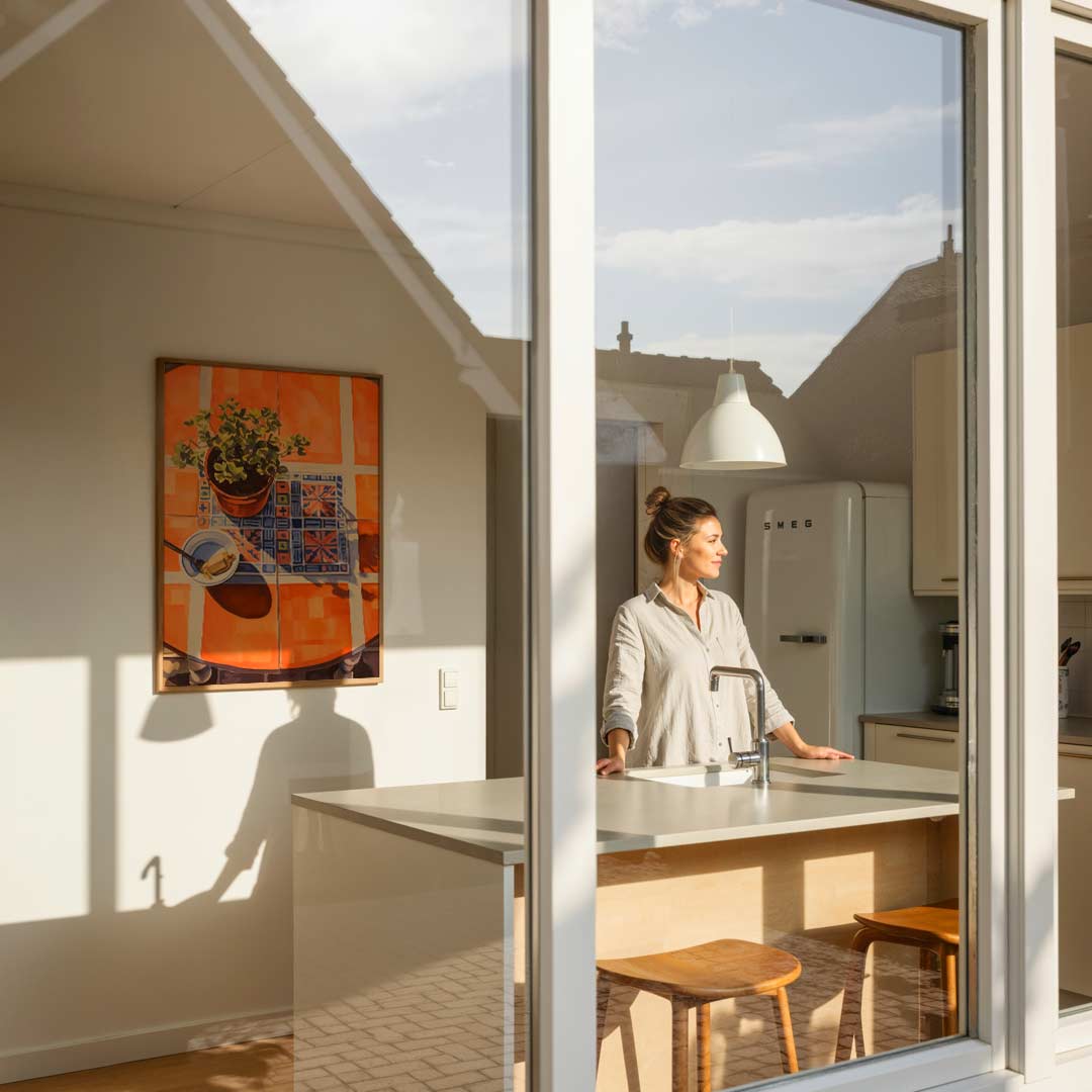 Zonnige Ochtenden Keukenposter-WallArtistic