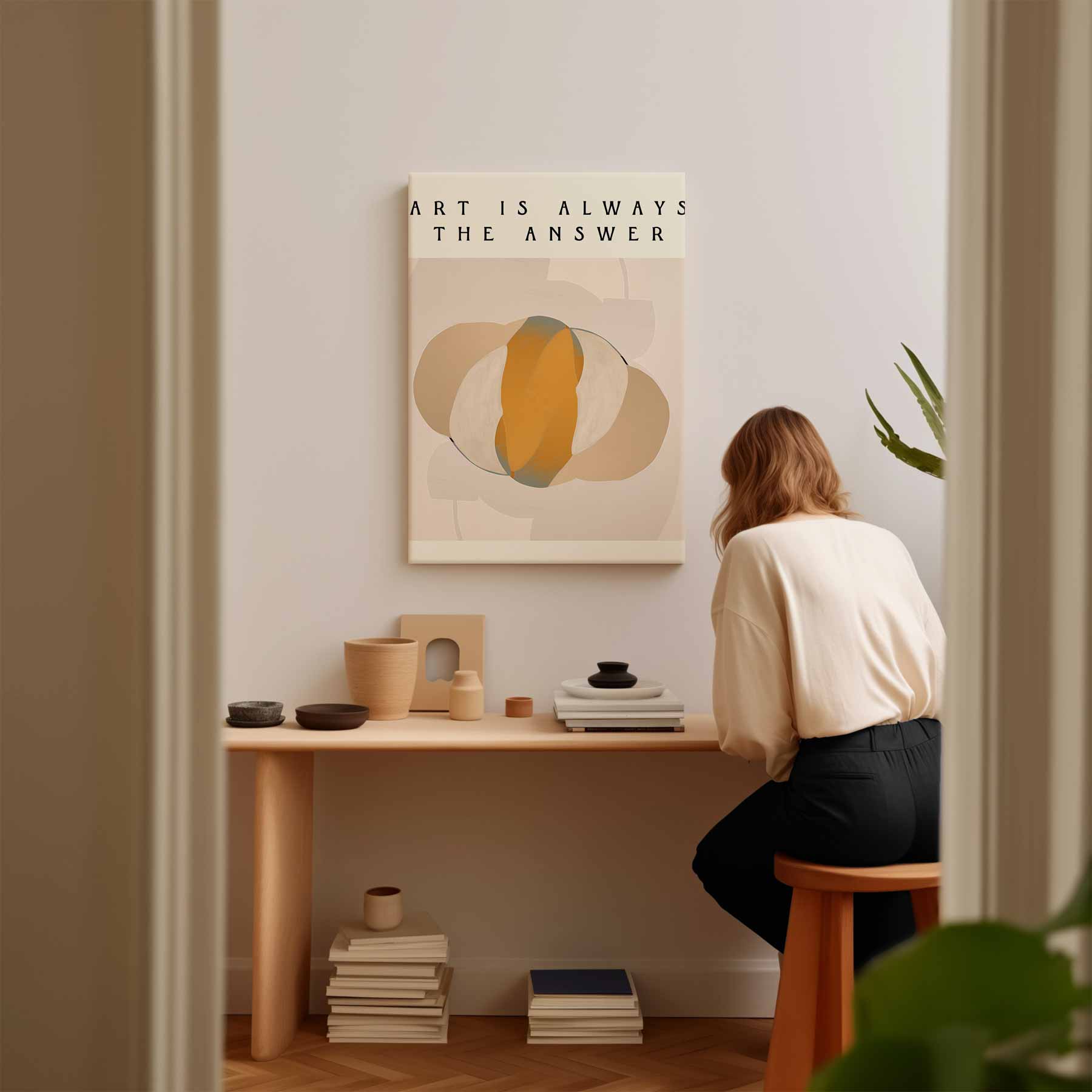 Kunst is Altijd het Antwoord Kunstwerk-canvas-dibond-plexiglas-wanddecoratie-WallArtistic