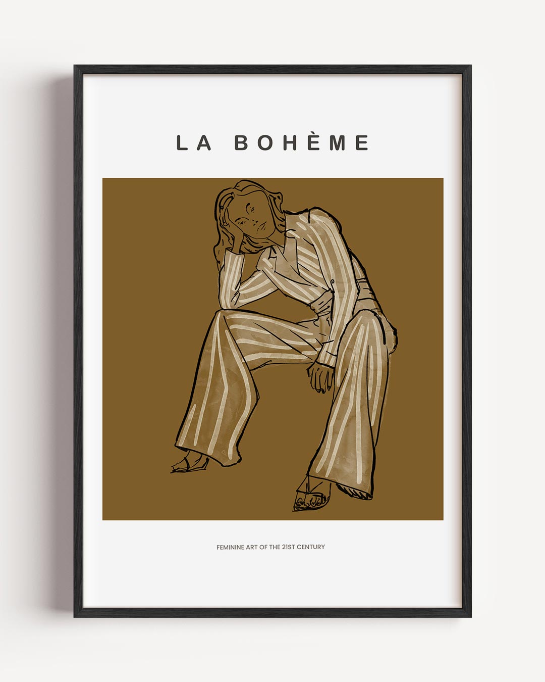 La Bohème Artistieke Vrouwenposter-WallArtistic