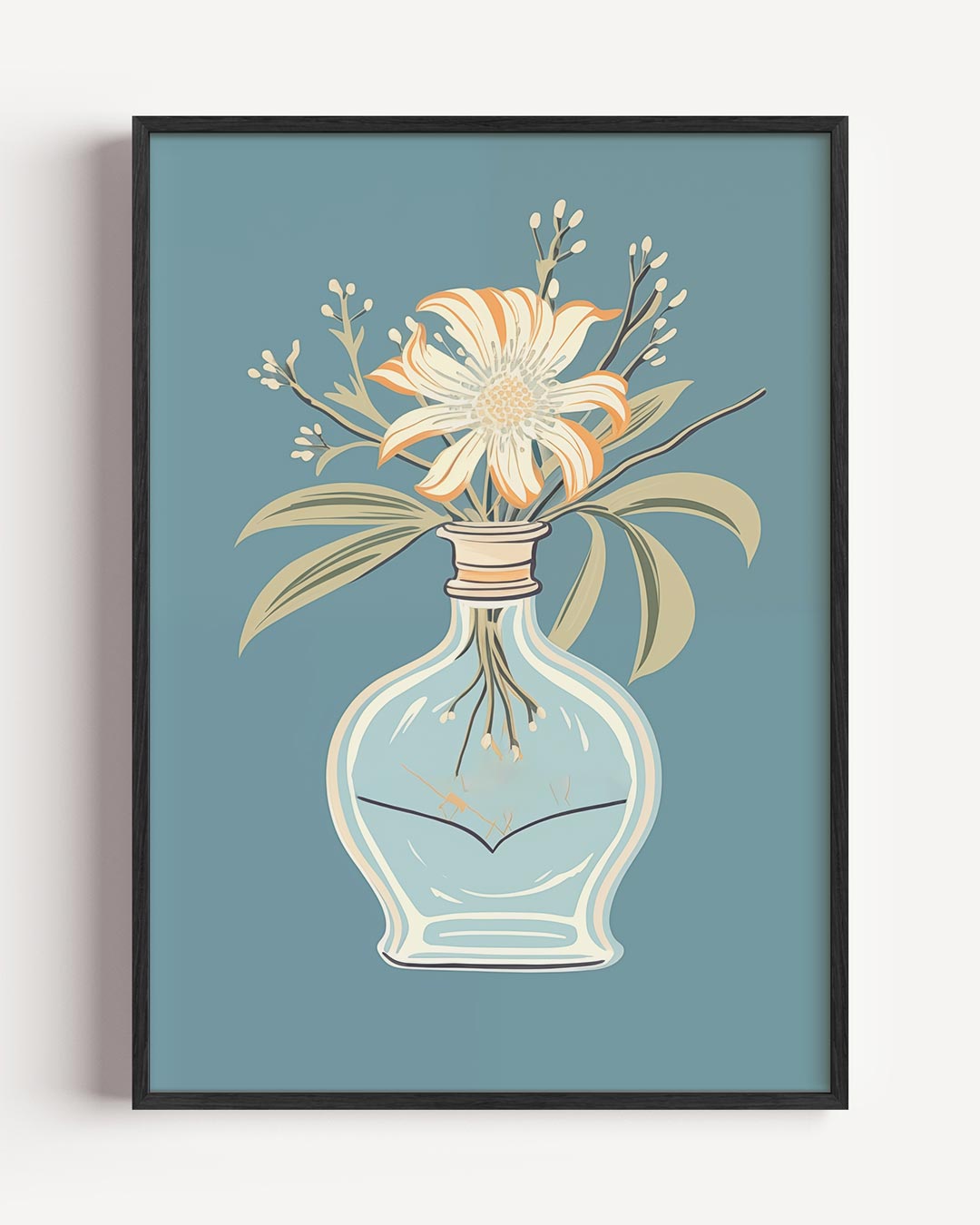 Bloemen in Vaas Poster-WallArtistic