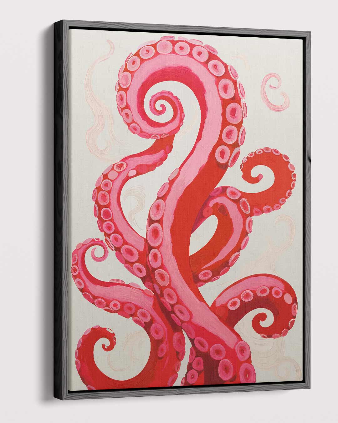 Dansende Tentakels Kunstwerk-canvas-dibond-plexiglas-wanddecoratie-WallArtistic