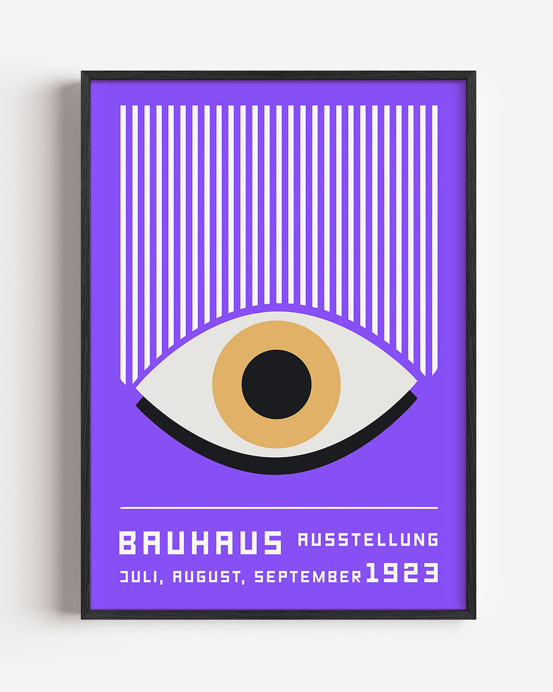 Oog en lijnen Poster