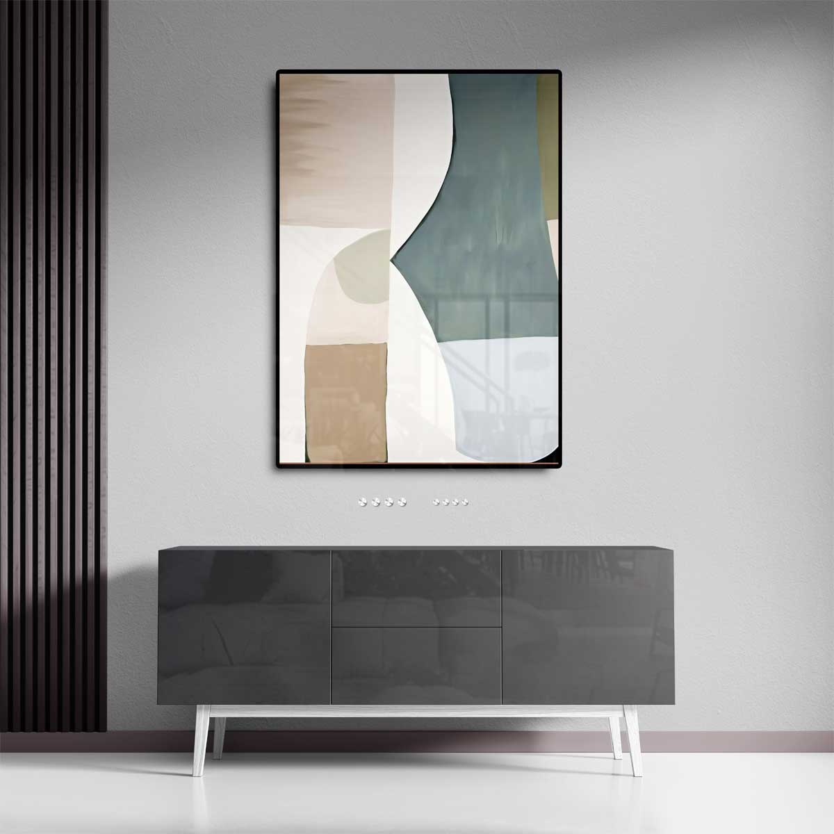 Harmonieuze Abstractie Kunstwerk-canvas-dibond-plexiglas-wanddecoratie-WallArtistic