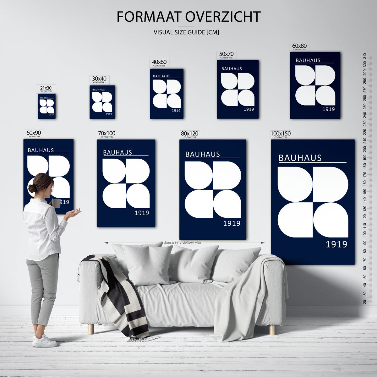 Vormen en vlakken Poster