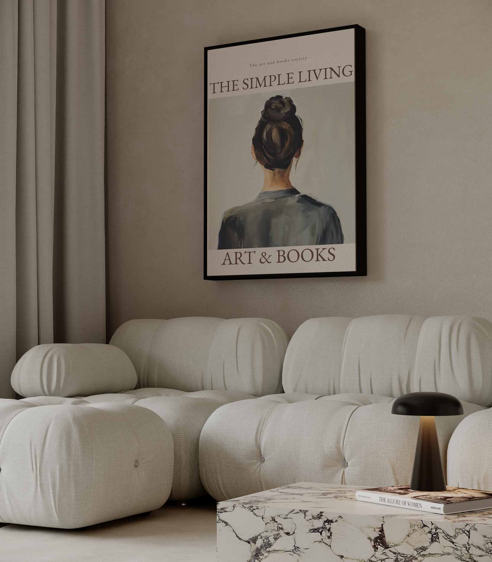 Eenvoudige Schoonheid Kunstwerk-canvas-dibond-plexiglas-wanddecoratie-WallArtistic