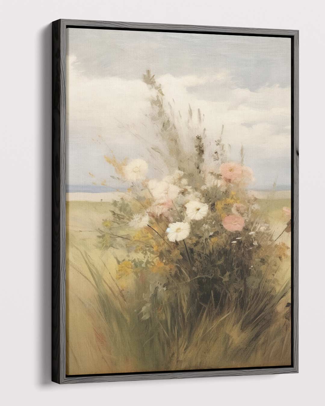 Veldbloemen in de Zomerbries Kunstwerk-canvas-dibond-plexiglas-wanddecoratie-WallArtistic