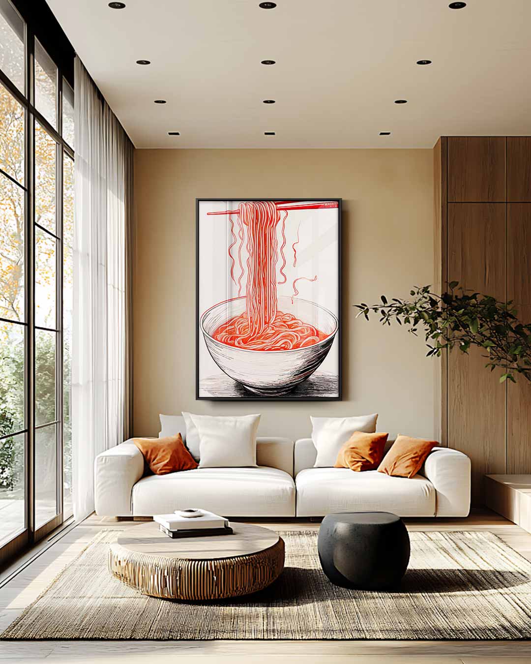 Ramen in Bloei Kunstwerk-canvas-dibond-plexiglas-wanddecoratie-WallArtistic