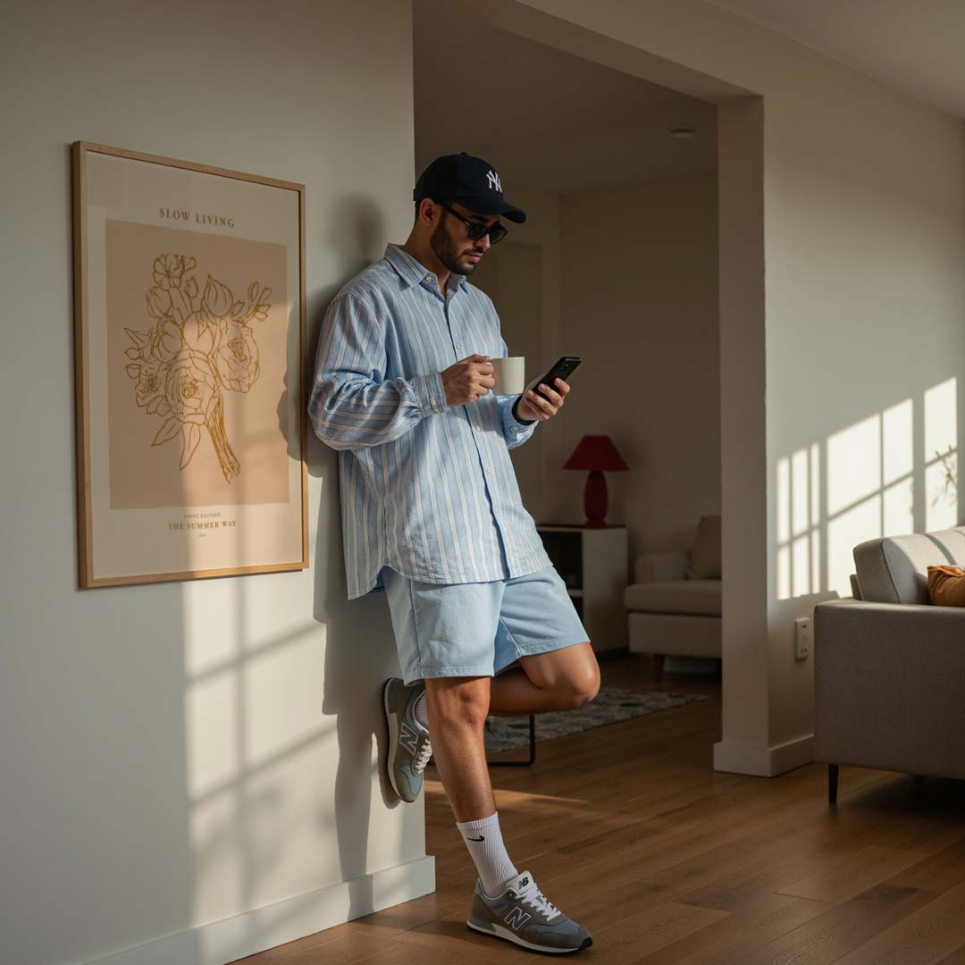 Slow Living Bloemenposter-WallArtistic