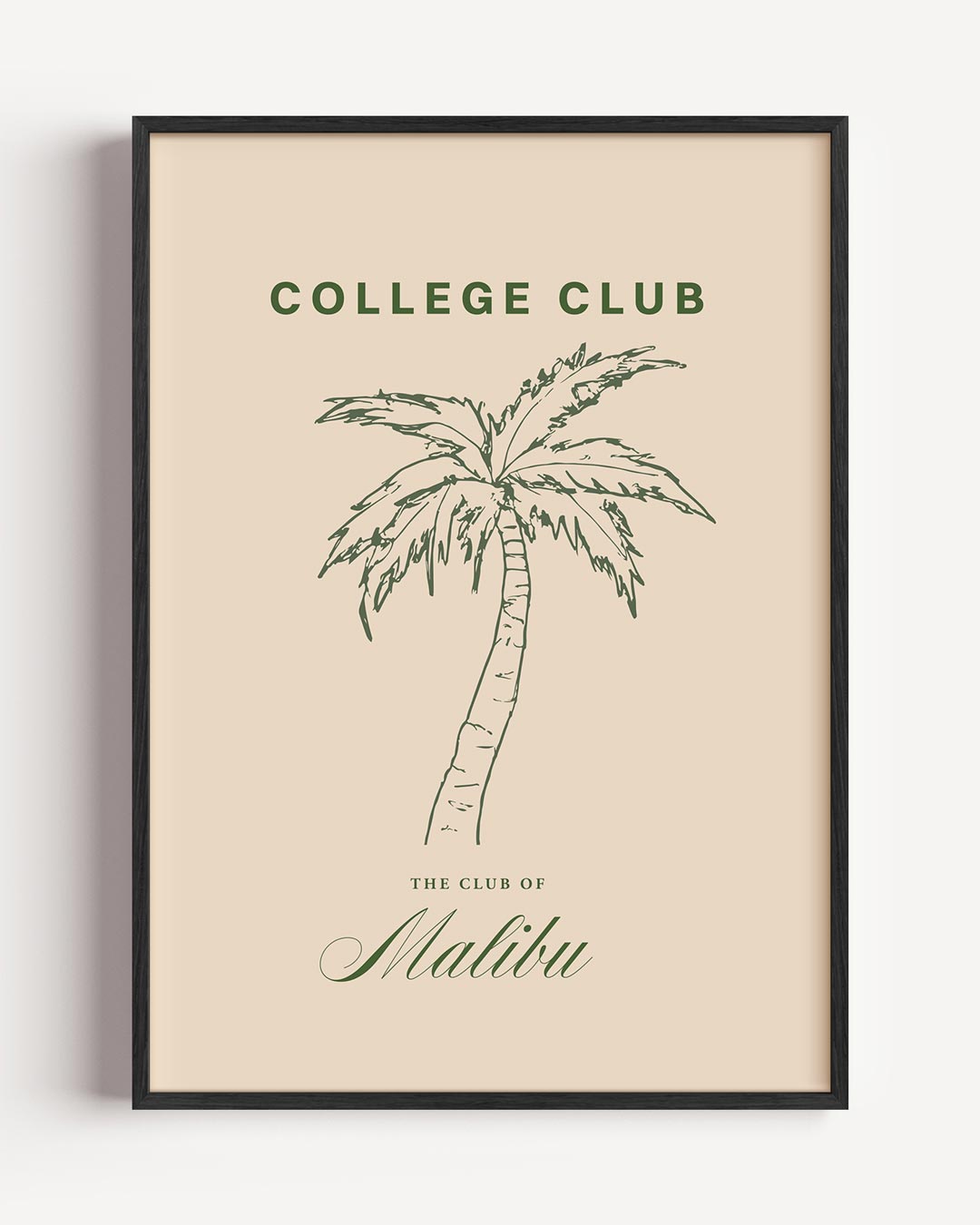 College Club Malibu Poster-WallArtistic
