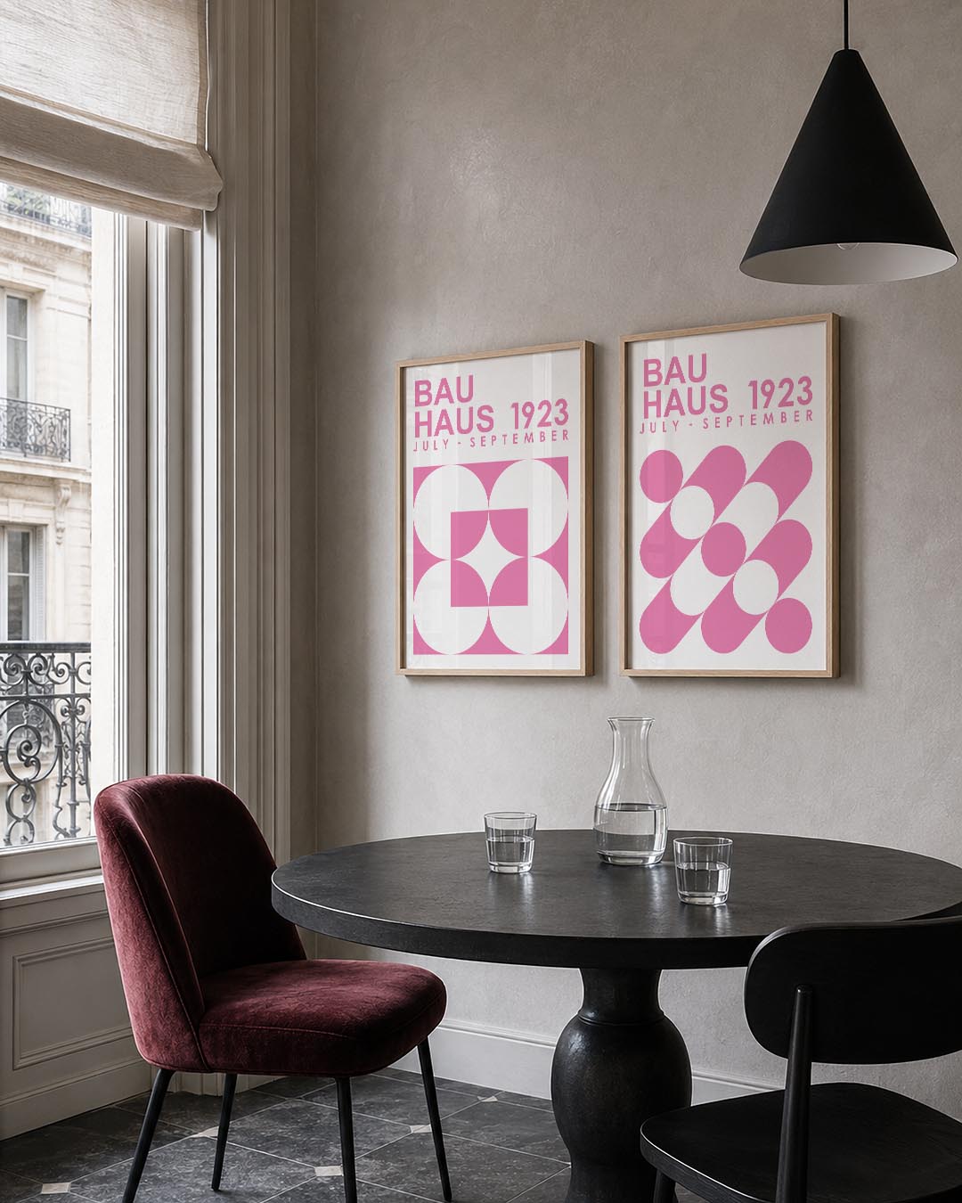 Cirkel en vierkant Posterset