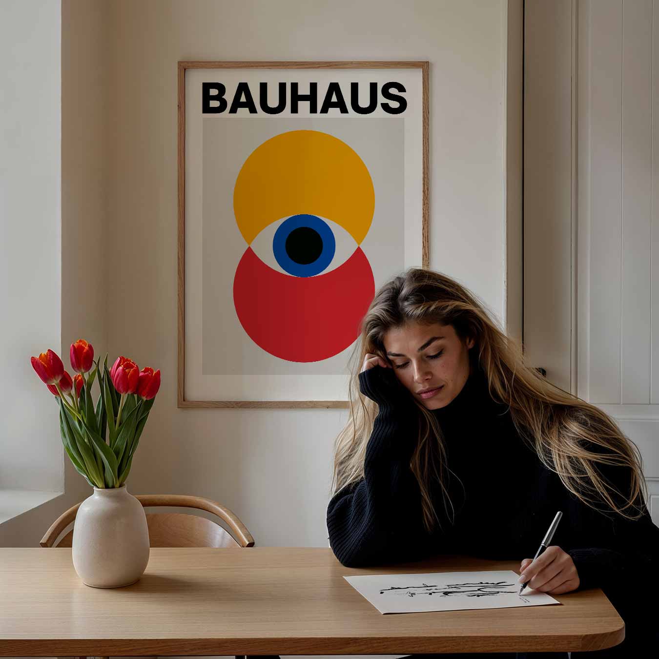 Bauhaus Geometrische Kunstposter
