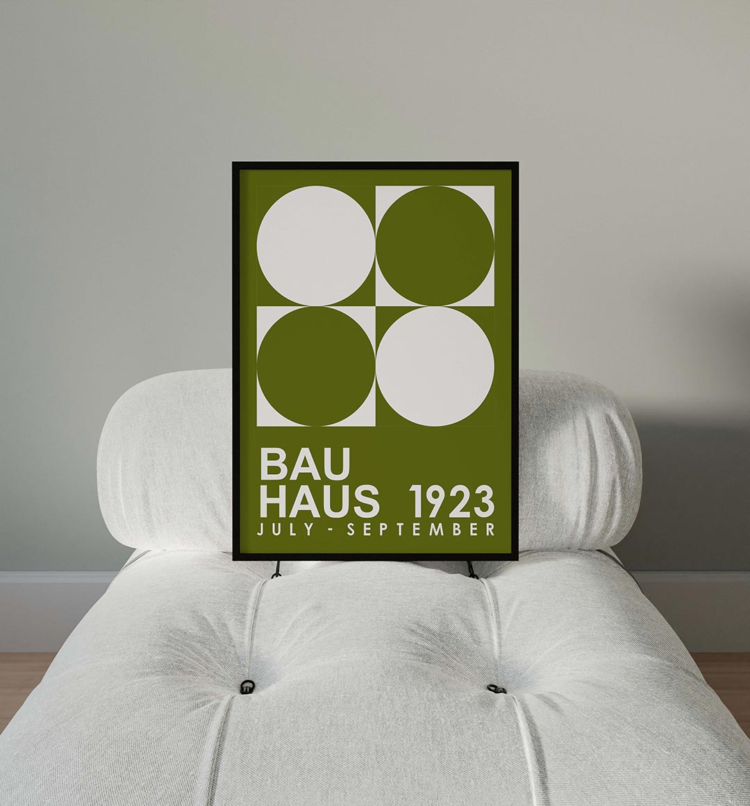 Cirkel en vierkant Poster
