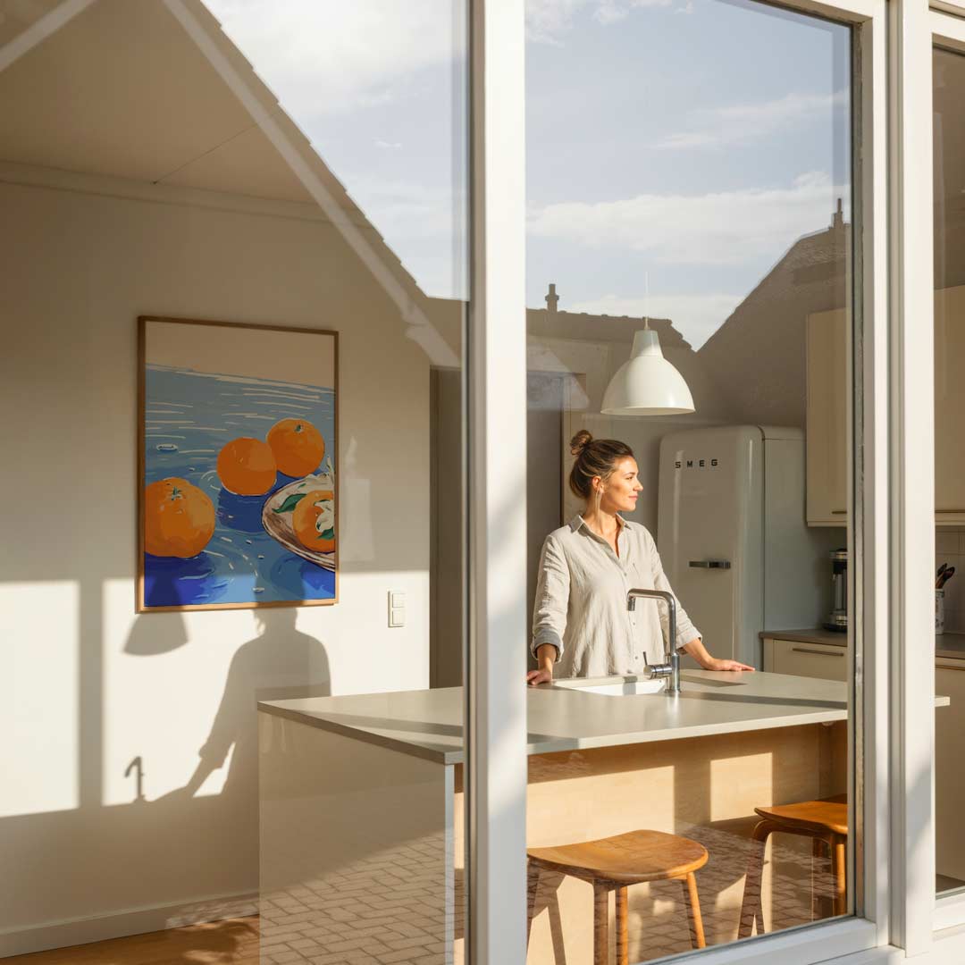 Zonnige Citrus Vibes Poster-WallArtistic