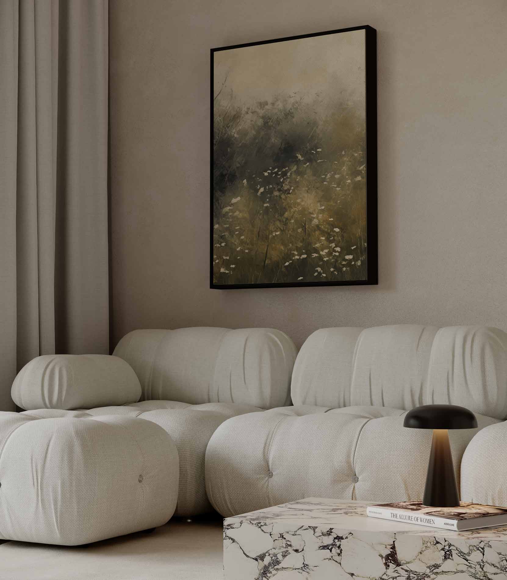 Dromerige Weide Kunstwerk-canvas-dibond-plexiglas-wanddecoratie-WallArtistic