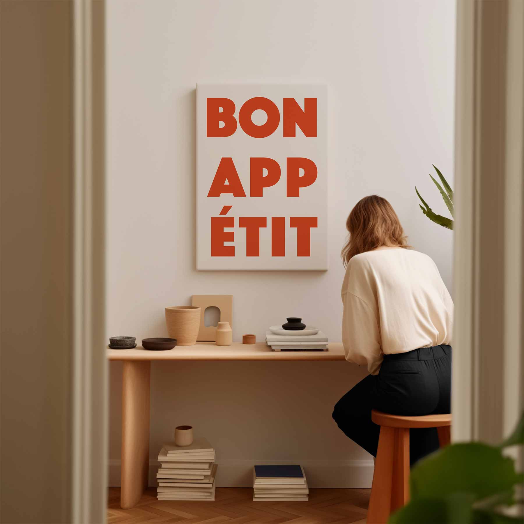 Bon Appétit Typografie Poster