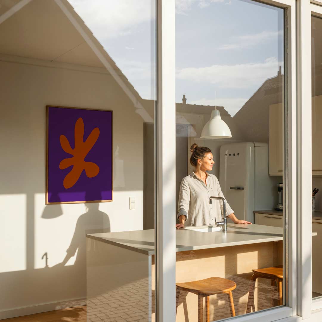 Kleurrijke Vormen Design Poster-WallArtistic