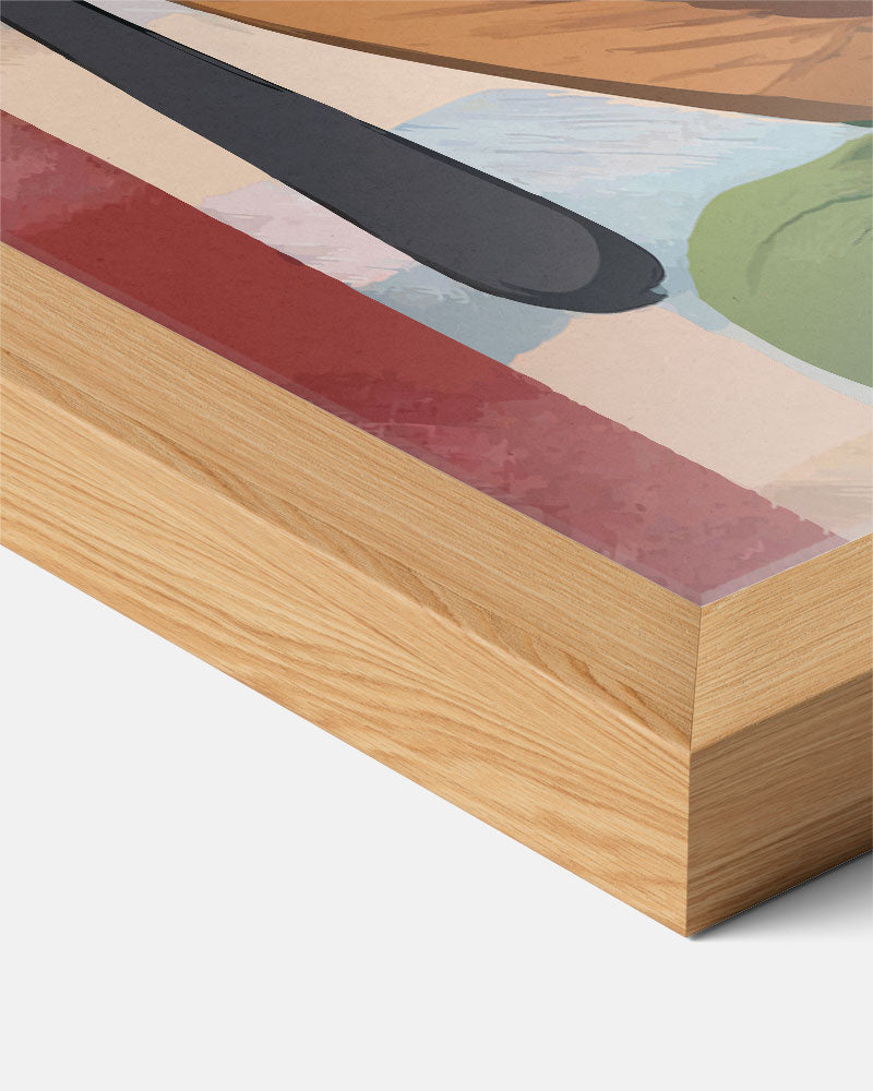 Vrolijke Italiaanse Pasta Poster-WallArtistic