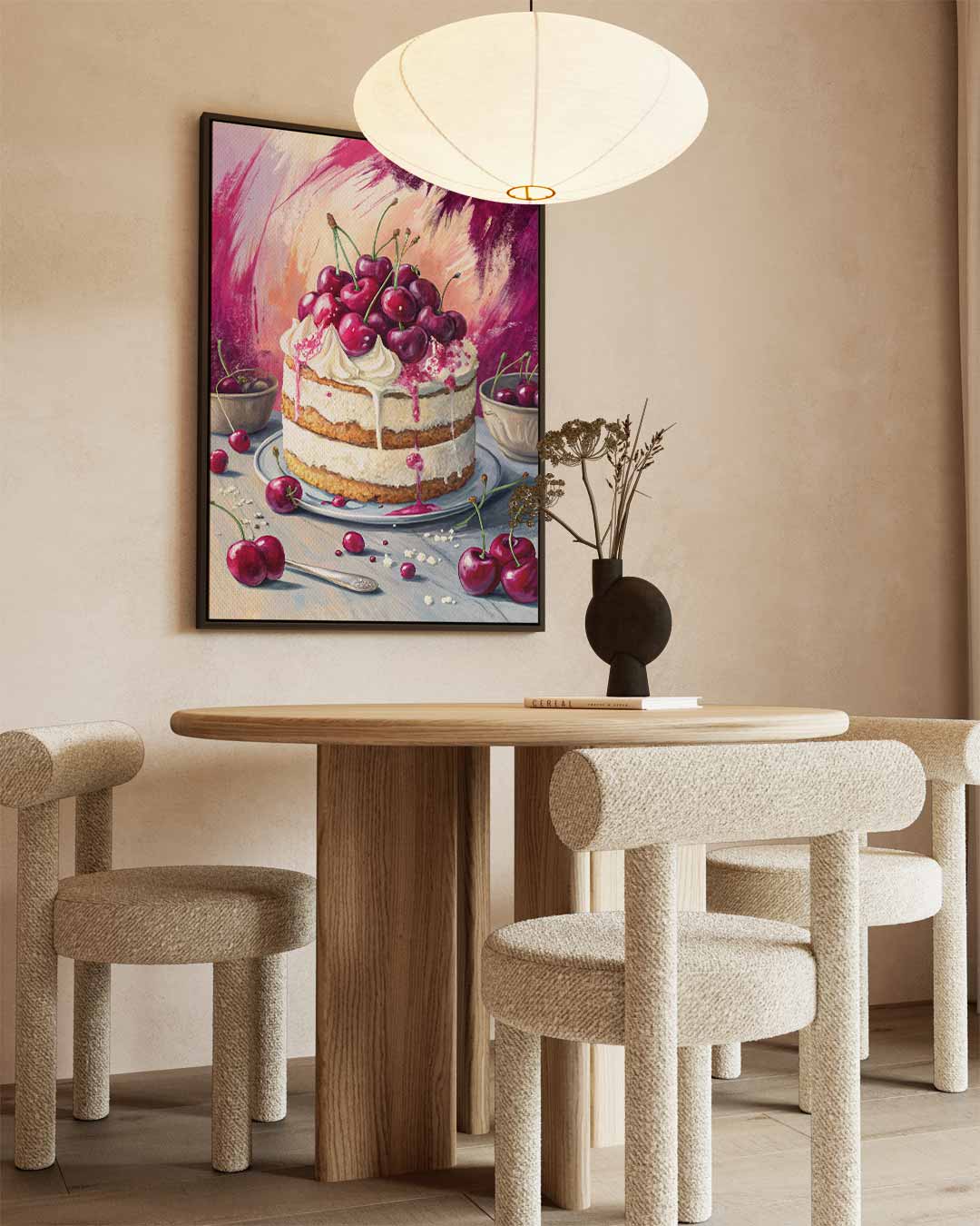 Kersenfeest op Canvas Kunstwerk-canvas-dibond-plexiglas-wanddecoratie-WallArtistic