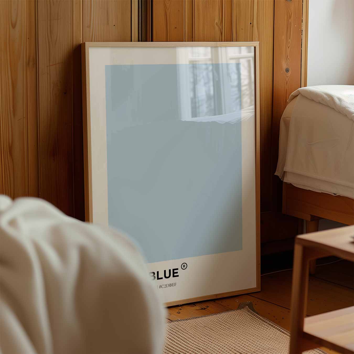 Baby Blue Pantone Poster