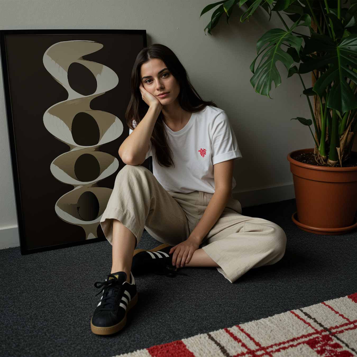 Organische Elegantie Poster-WallArtistic