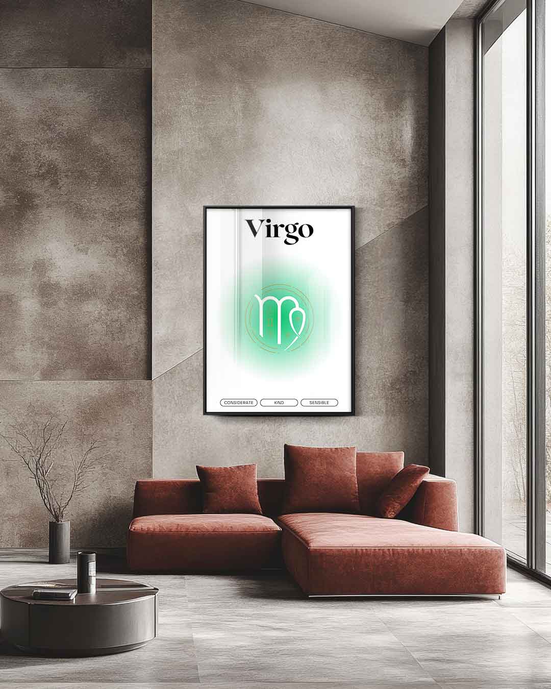 Virgo Sterrenbeeld Art Print Kunstwerk-canvas-dibond-plexiglas-wanddecoratie-WallArtistic