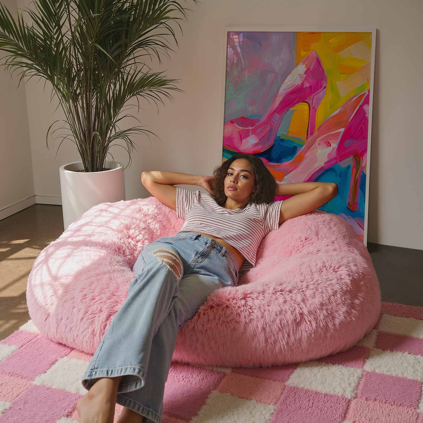 Kleurrijk Stiletto Kunstwerk Poster-WallArtistic