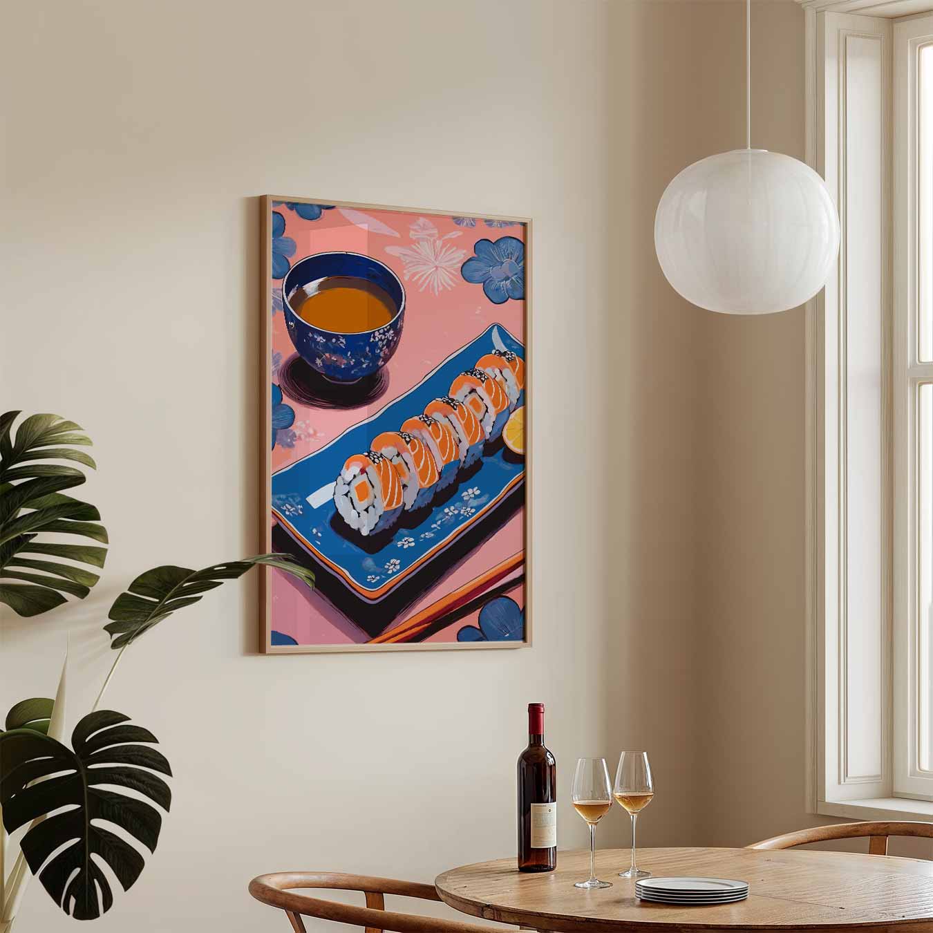 Sushi en Thee Tijd Poster-WallArtistic