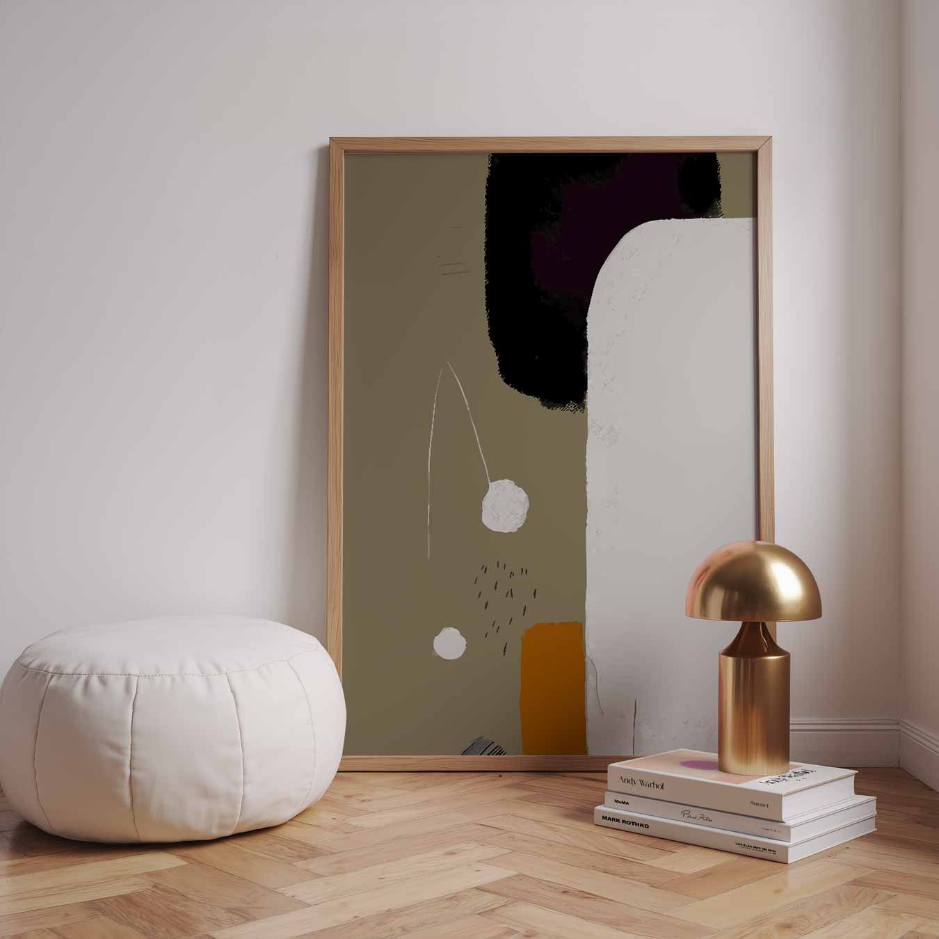 Abstracte Elegantie Poster