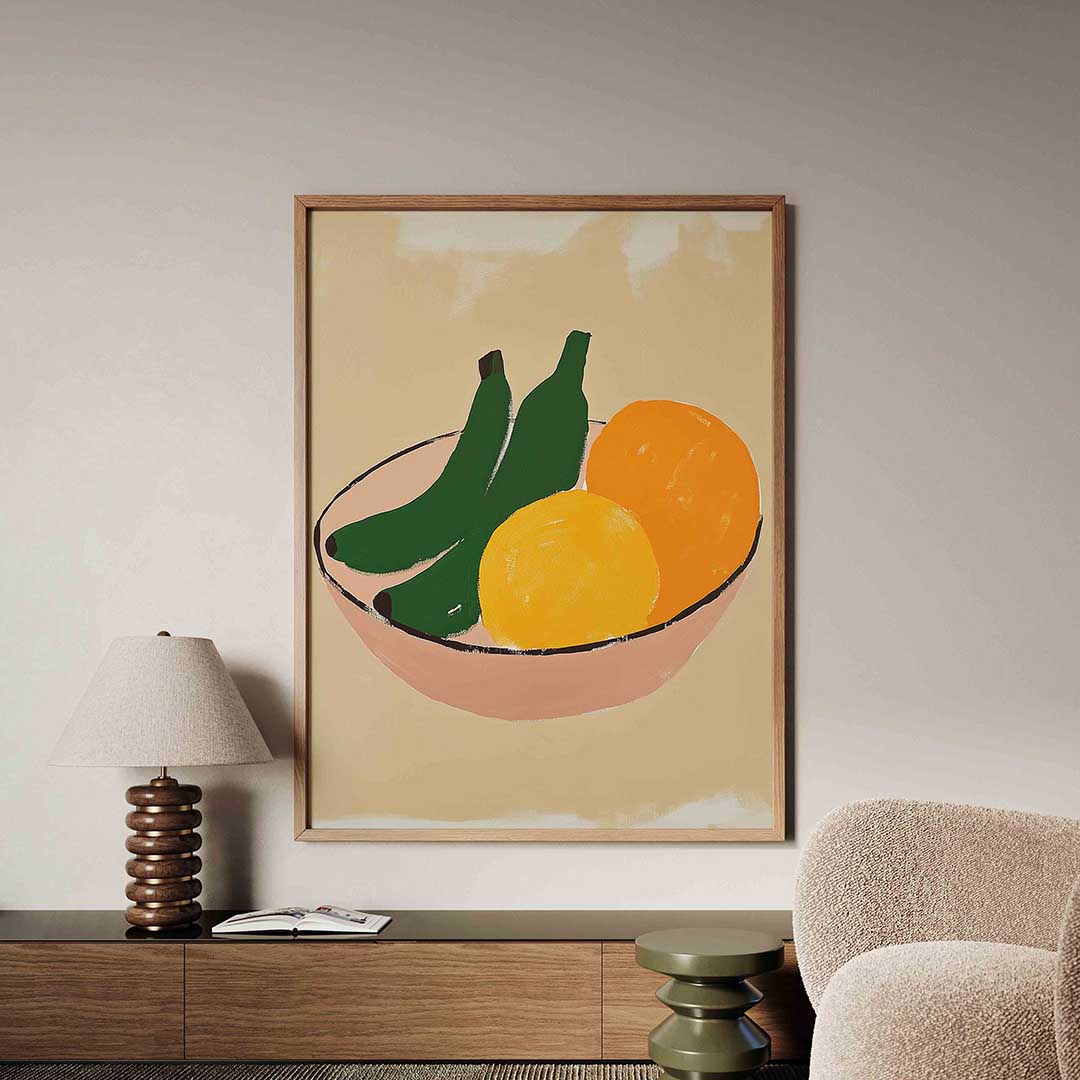 Fruit in schaal Poster