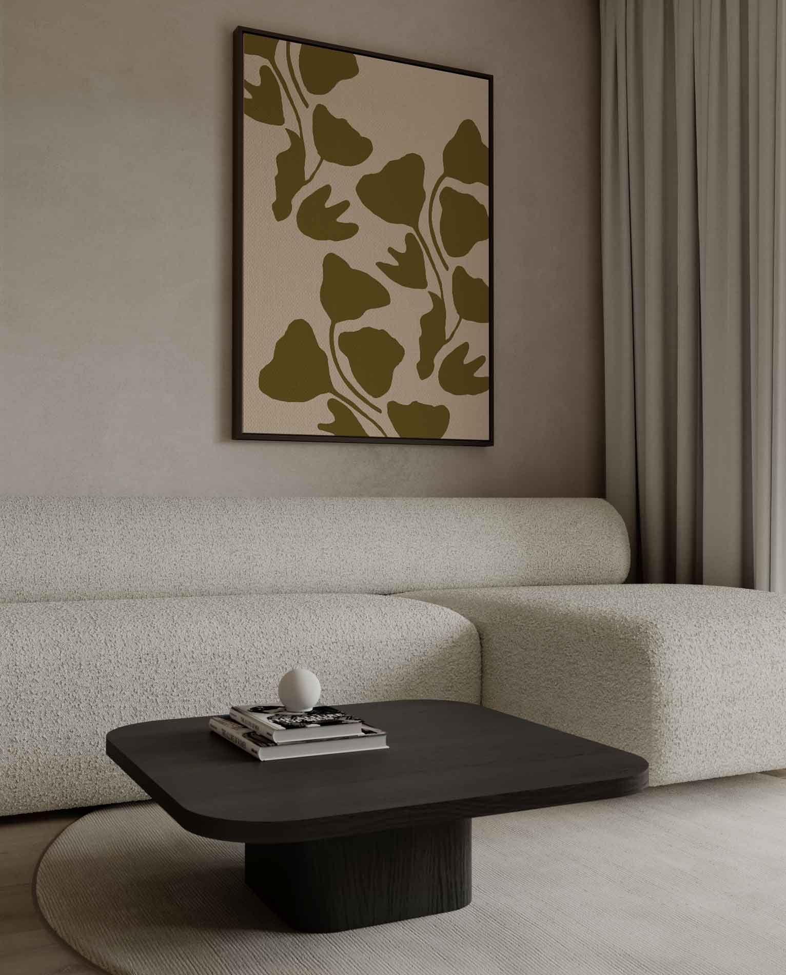 Vrolijk Botanisch Wandkleed Kunstwerk-canvas-dibond-plexiglas-wanddecoratie-WallArtistic
