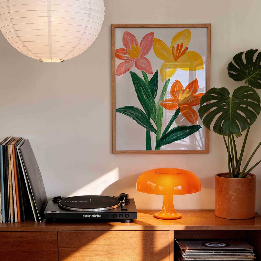 Bloemen in felle kleuren Poster