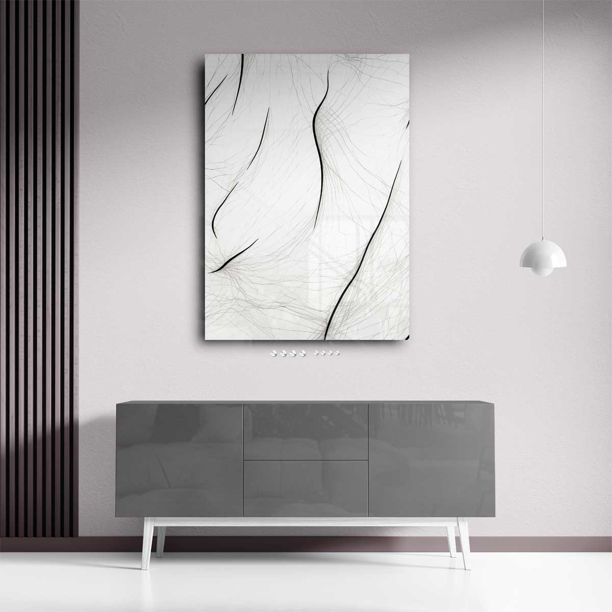 Subtiele Lijnen van Verwondering Kunstwerk-canvas-dibond-plexiglas-wanddecoratie-WallArtistic
