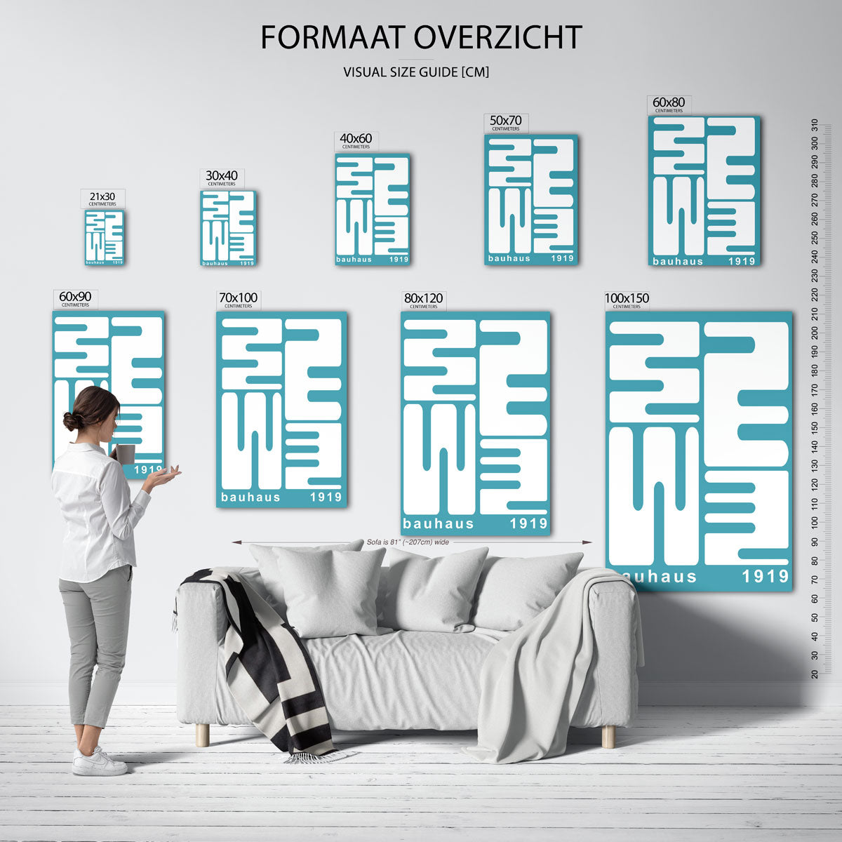Vorm en kleur Poster