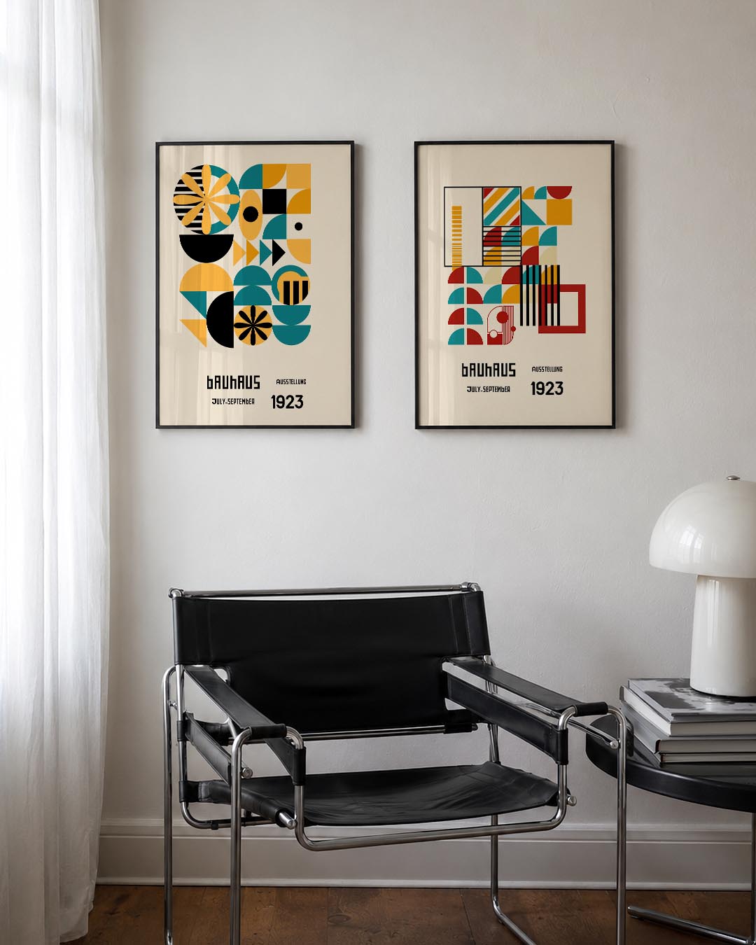 Vormenspel en kleuren Posterset