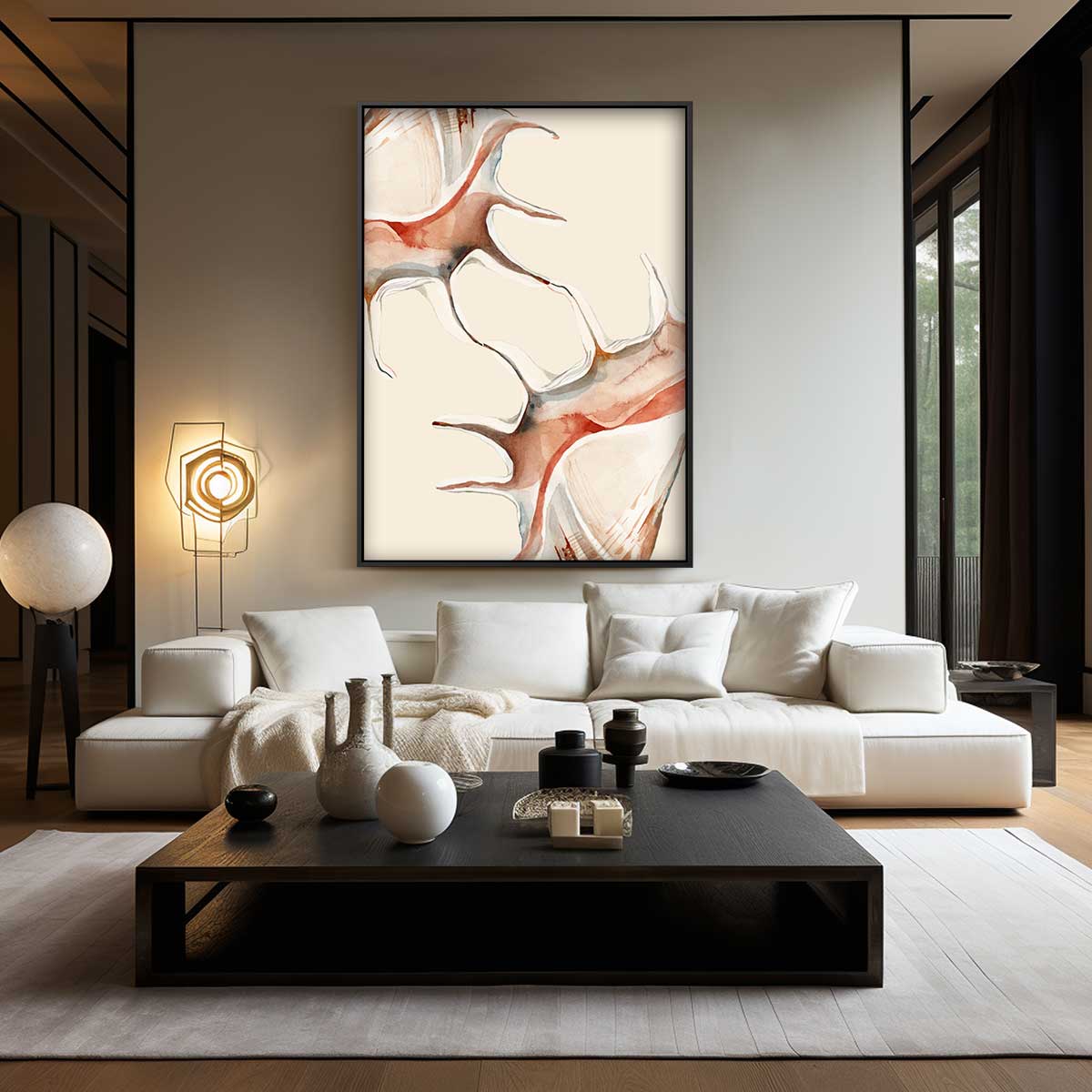 Abstract kunstwerk Kunstwerk-canvas-dibond-plexiglas-wanddecoratie-WallArtistic