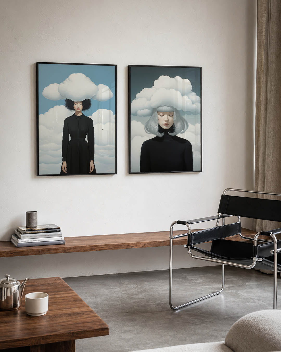 Dromerige wolken Posterset