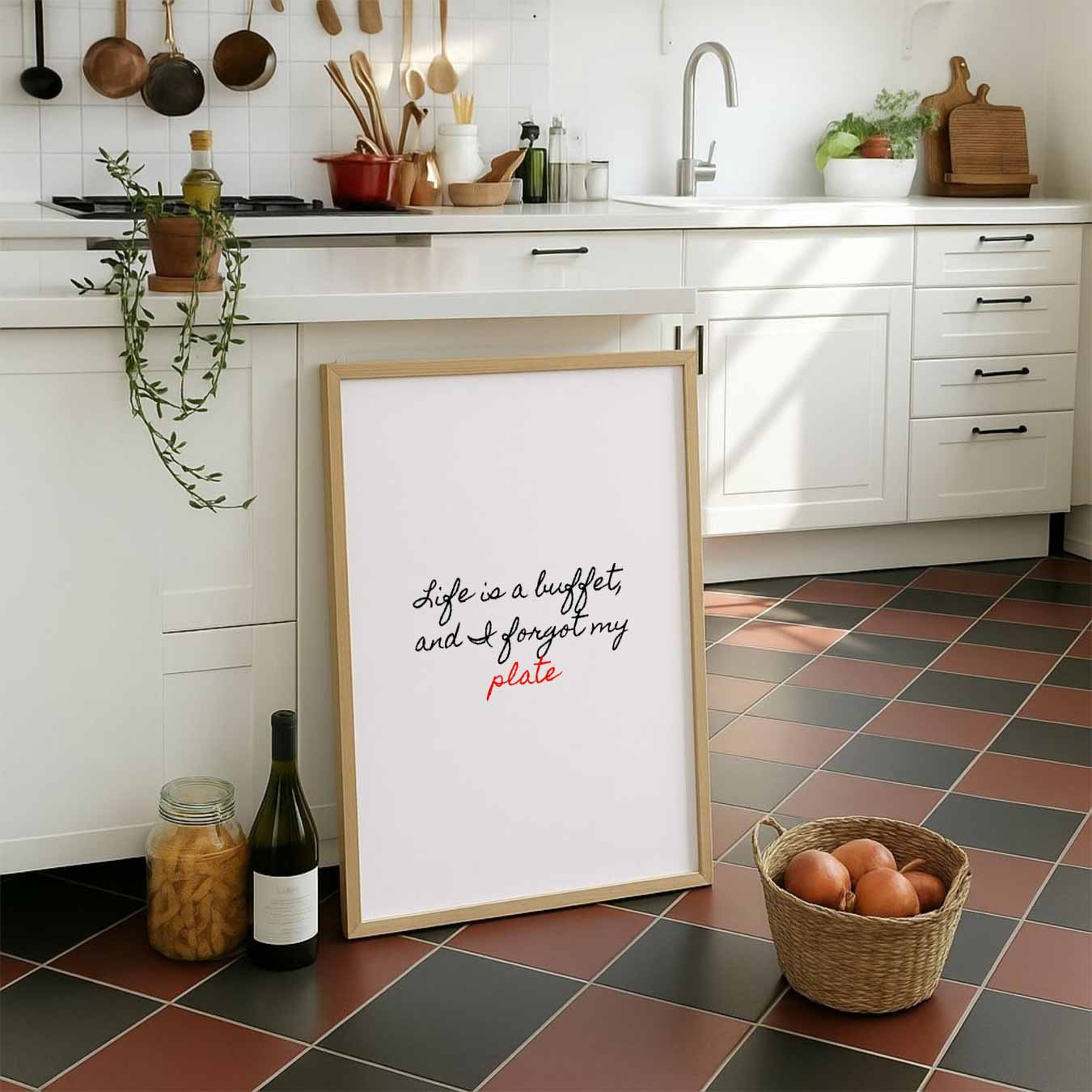 Inspirerende Quote Poster-WallArtistic