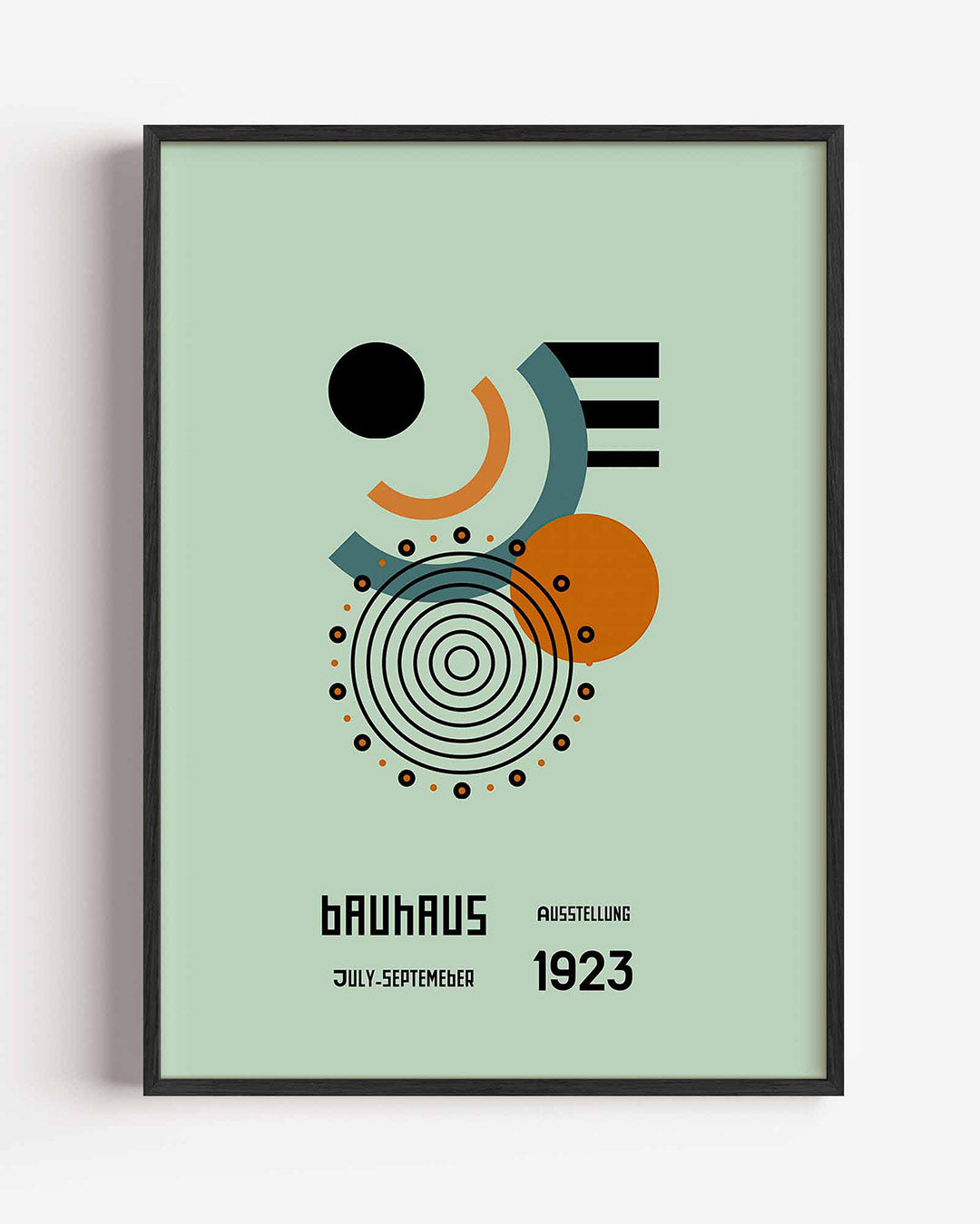 Cirkelvormen en lijnen Poster