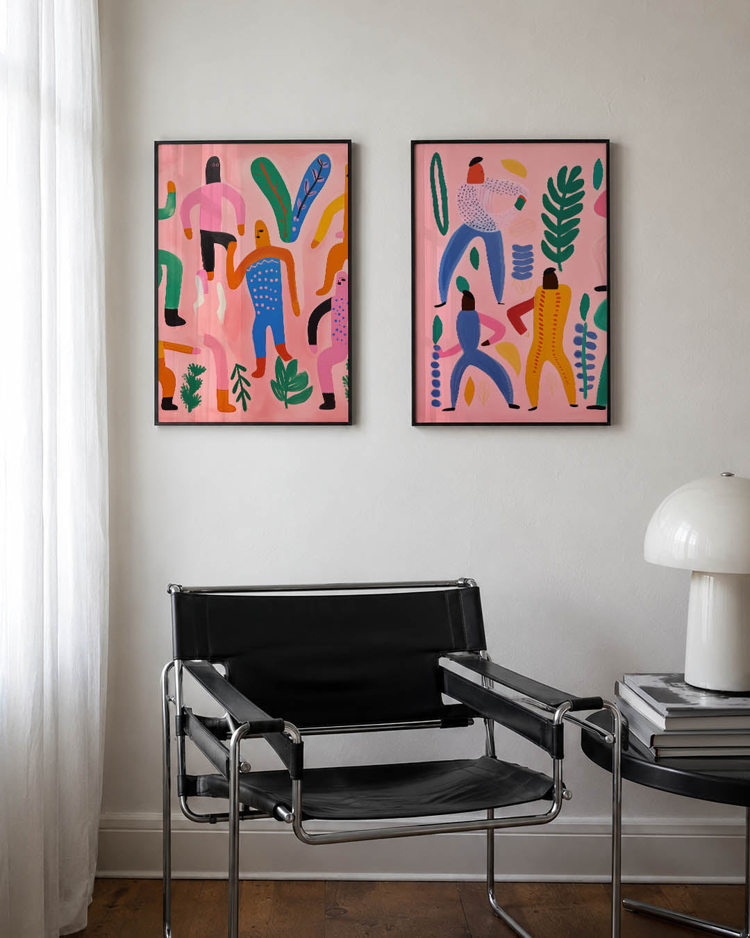 Vrolijke figuren Posterset