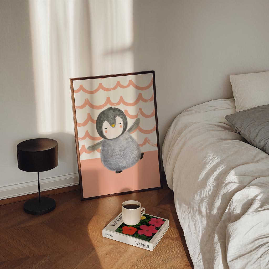 Schattige Pinguïn Kinderkamerposter