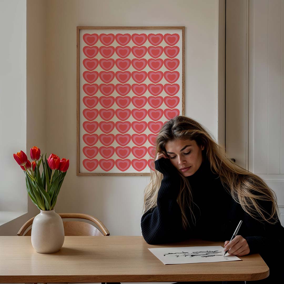 Lieve Hartjes Poster-WallArtistic